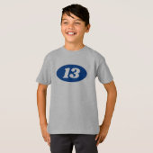 Cute 13th Birthday t shirt gift idea voor tiener (Voorkant volledig)