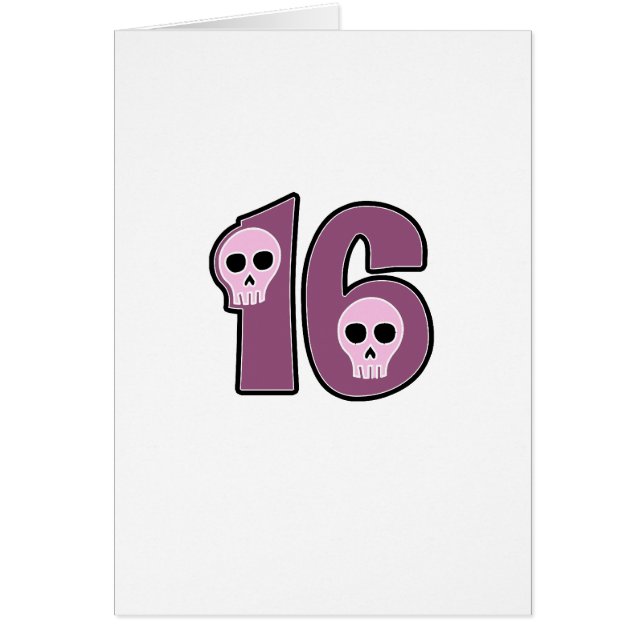 Cute, "16" Skulls design (Voorkant)