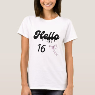 Cute 16e verjaardagsshirt voor meisjes – Sweet 16 T-shirt