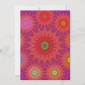 Cute 1960s-themauitnodiging kaart (Achterkant)