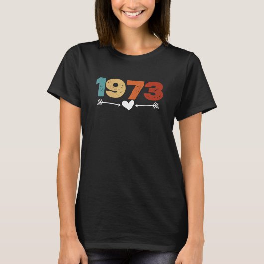 Cute 1973 Pro Roe Retro T-shirt (Voorkant)