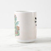 Cute #1 Dad Dragon Coffee Mug Koffiemok (Center)