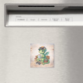 Cute #1 Dad Dragon Magnet – Adorable Father’s Day  (Insitu (Vaatwasser))