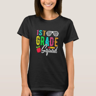 Cute 1st Grade Squad Back To School First Day Of S T-shirt