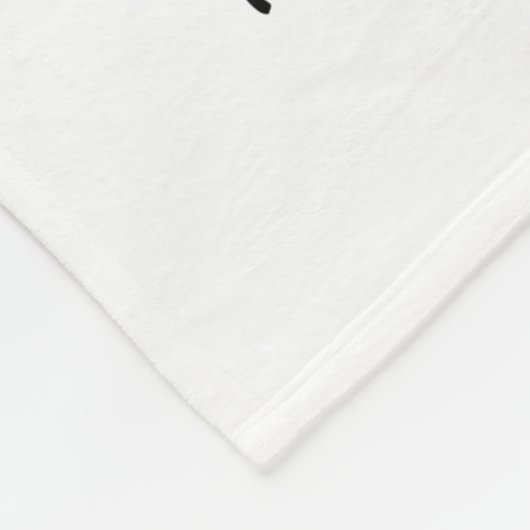 Cute 1st Kerstmis Penguin Fleece Blanket (Hoek)