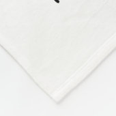 Cute 1st Kerstmis Penguin Fleece Blanket Deken (Hoek)