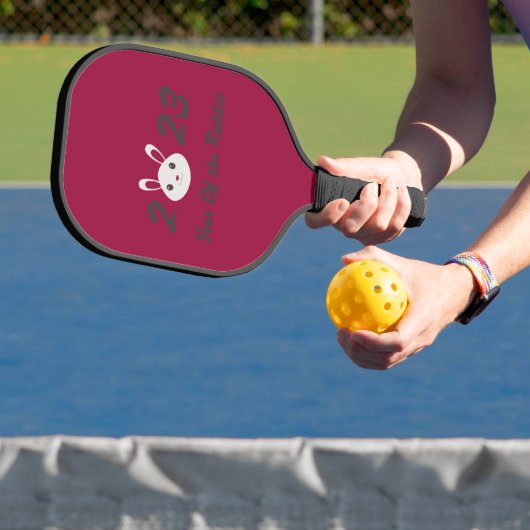 Cute 2023 Year of the Rabbit Pickleball Paddle (Insitu)