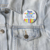 Cute 2025 kleuterschool afstudeerbare naamlabel ronde button 5,7 cm (In situ)