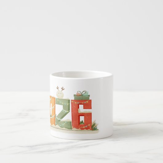 Cute 2026 New Year's Espresso Mug Kop (Voorkant)