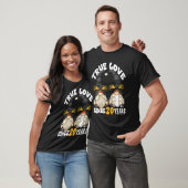 Cute 20th Wedding Anniversary Gnomes For Penguin M T-shirt (Unisex)