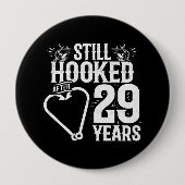 Cute 29th Jubileum Couples getrouwd 29 jaar Ronde Button 4,0 Cm (Voorkant)