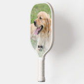 Cute 2 Pet de Witte Bekleding van de Foto Geperson Pickleball Paddle (Links)