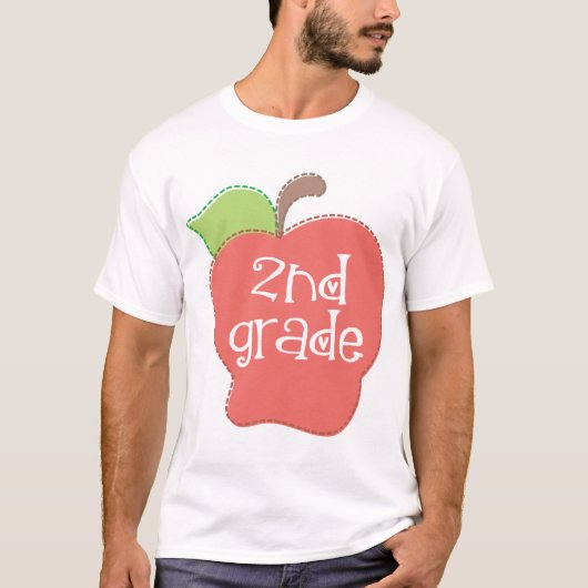 Cute 2e graad Apple T-shirt (Voorkant)
