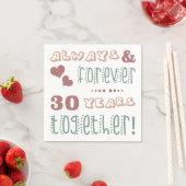 Cute 30th Wedding Jubileum Servet (Insitu)
