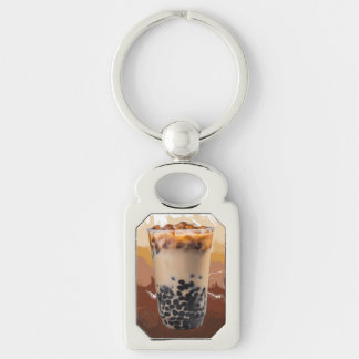 Cute 3D Melk Thee Design – Boba Liefhebber Estheti Sleutelhanger