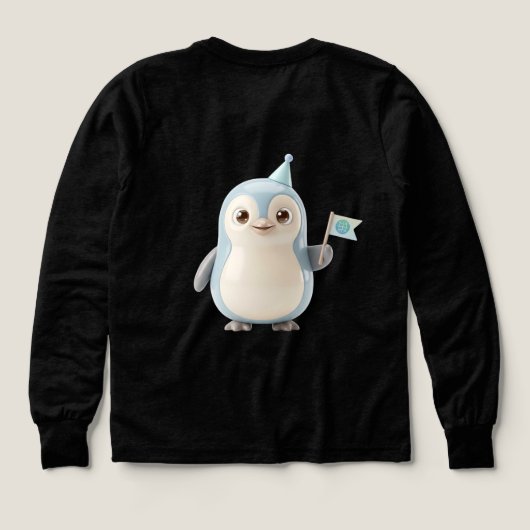 Cute 3D Penguin Design for Penguin Lovers (Achterkant)