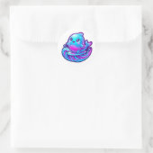 Cute 3D Sherro Aniimo Surfing Sticker (Tas)