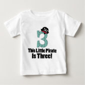 Cute 3rd Birthday Pirate (Voorkant)