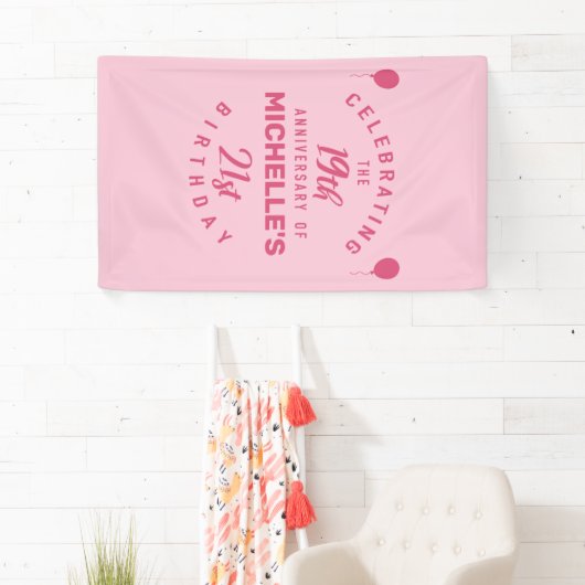 Cute 40th Birthday Personalized Spandoek (Insitu)