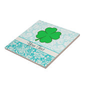 Cute 4 Leaf Clover Tegeltje (Zijkant)