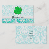 Cute 4 Leaf Clover Visitekaartje (Voorkant / Achterkant)