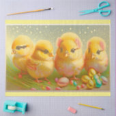 Cute 4 Paaskip Collectie Tissuepapier (Craft)