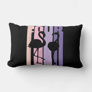 Cute 4th Birthday Gift I Flamingo I 4 Yrd Old Kussen