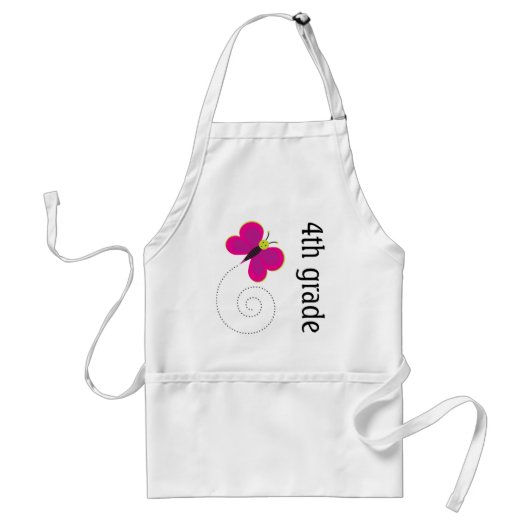 Cute 4th Grade Apron Standaard Schort (Voorkant)