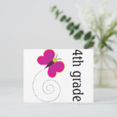 Cute 4th Grade Briefkaart (Staand voorkant)