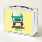 Cute 4X4-terreinwagen cartoon auto (Achterkant)