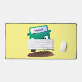 Cute 4X4 terreinwagen cartoon Bureaumat (Keyboard & Muis)