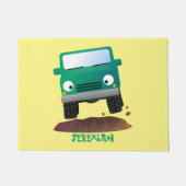 Cute 4X4 terreinwagen cartoon Deurmat (Voorkant)