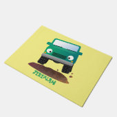 Cute 4X4 terreinwagen cartoon Deurmat (Schuin)