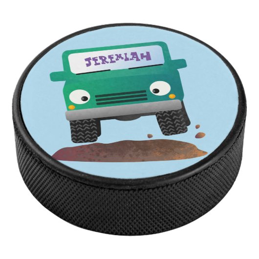 Cute 4X4 terreinwagen cartoon Hockey Puck (3/4)
