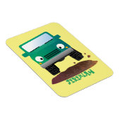 Cute 4X4 terreinwagen cartoon Magneet (Rechterzijde)