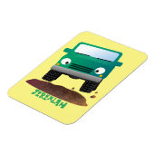 Cute 4X4 terreinwagen cartoon Magneet (Linkerzijde)