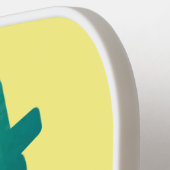 Cute 4X4 terreinwagen cartoon Pickleball Paddle (Links Detail)