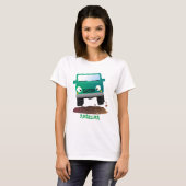 Cute 4X4 terreinwagen cartoon T-shirt (Voorkant volledig)