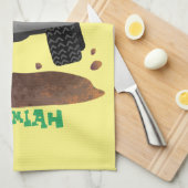 Cute 4X4 terreinwagen cartoon Theedoek (Quarter Fold)