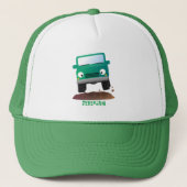 Cute 4X4 terreinwagen cartoon Trucker Pet (Voorkant)