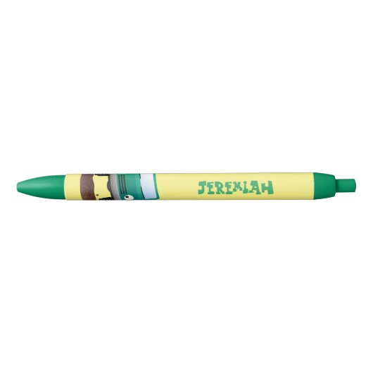 Cute 4X4 terreinwagen cartoon Zwarte Inkt Pen (Voorkant)