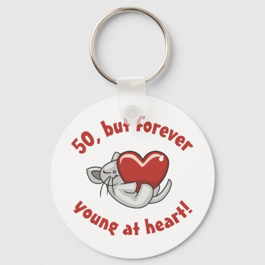 Cute 50th Birthday Gifts Sleutelhanger (Voorkant)