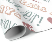 Cute 50th Wedding Jubileum Cadeaupapier (Rol Hoek)