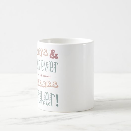 Cute 50th Wedding Jubileum Koffiemok (Center)