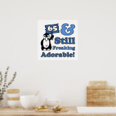 Cute 65th Birthday for Women Poster (Keuken)