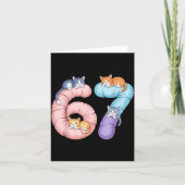 Cute 67 Cat Meme Design  Kaart (Voorkant)