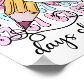 Cute 67 Days Smarter 67 Days Of School Coquette Bo Poster (Hoek)