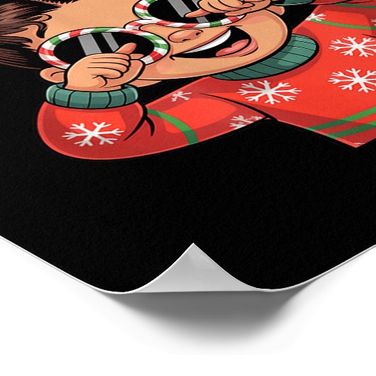 Cute 6 7 Six Seven Meme Christmas Women Men Kids Poster (Hoek)