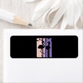Cute 6th Birthday Gift I Flamingo I 6 YYYY Etiket (Insitu)