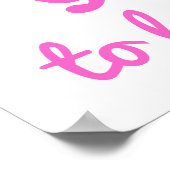 Cute 80th Birthday for Women Poster (Hoek)